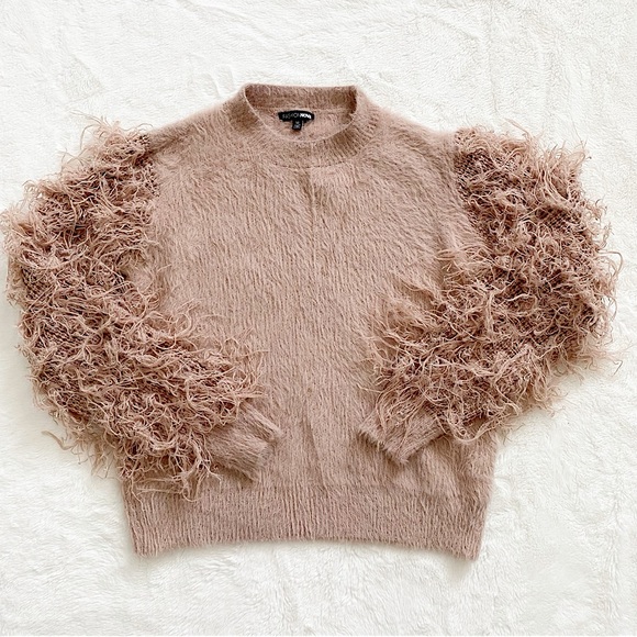 FASHIONNOVA | Cloudy skies fuzzy sweater - pink - Picture 4 of 7